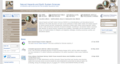 Desktop Screenshot of natural-hazards-and-earth-system-sciences.net