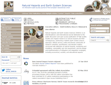 Tablet Screenshot of natural-hazards-and-earth-system-sciences.net